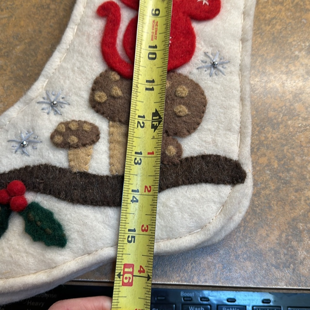 Felted Christmas stockings set of two - Picture 9 of 10